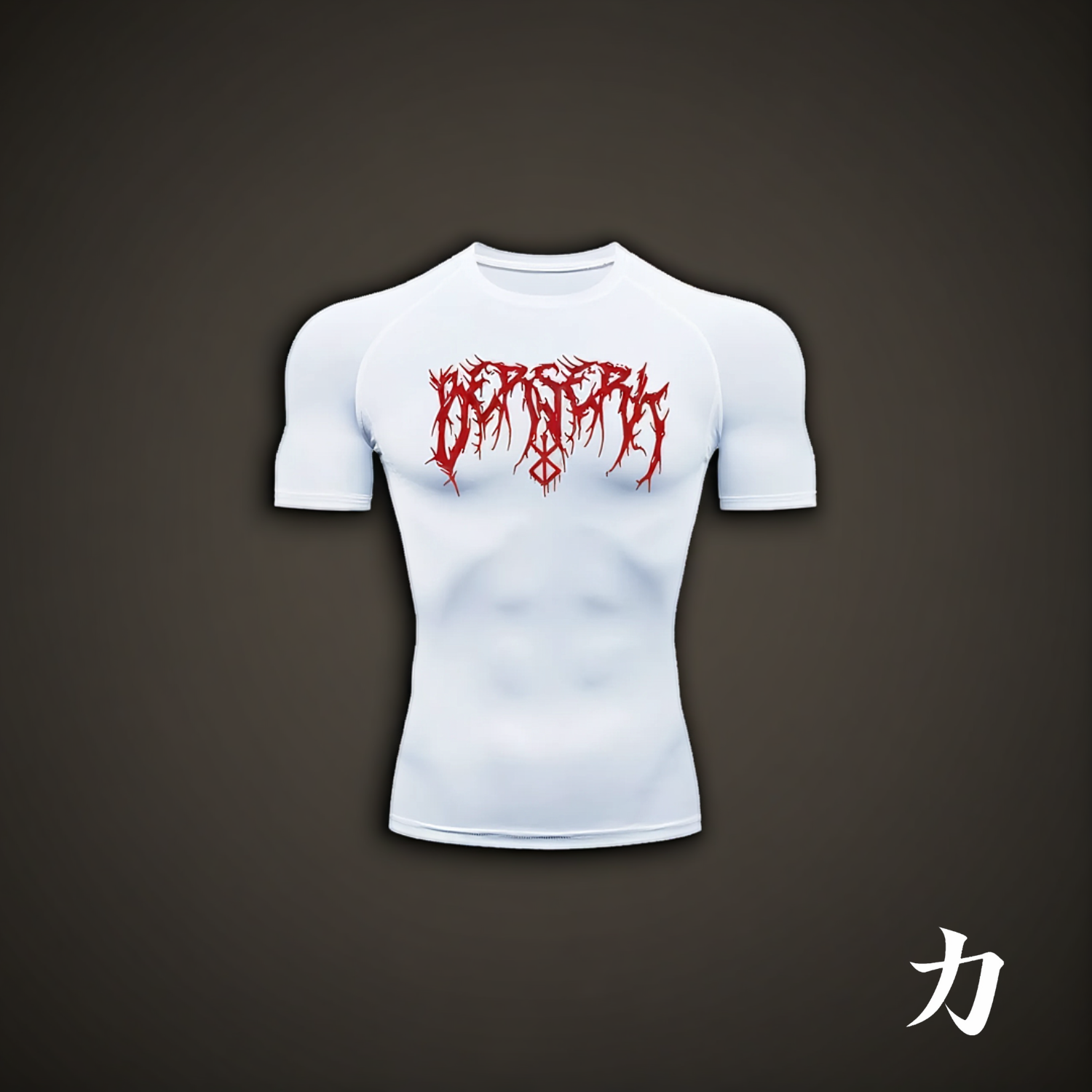 T-Shirt de Compression Berserk Rouge - Chikara